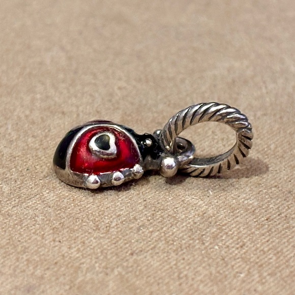 🆕Listing! Brighton Ladybug charm Red & black enamel w hearts for spots Retired - Picture 3 of 7